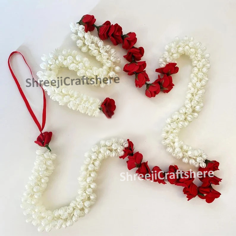 Rose Mogra Strings | 5 Feet' Mogra Decoration | Main Door, Wedding, Diwali, Puja, Home Decor - Image 7