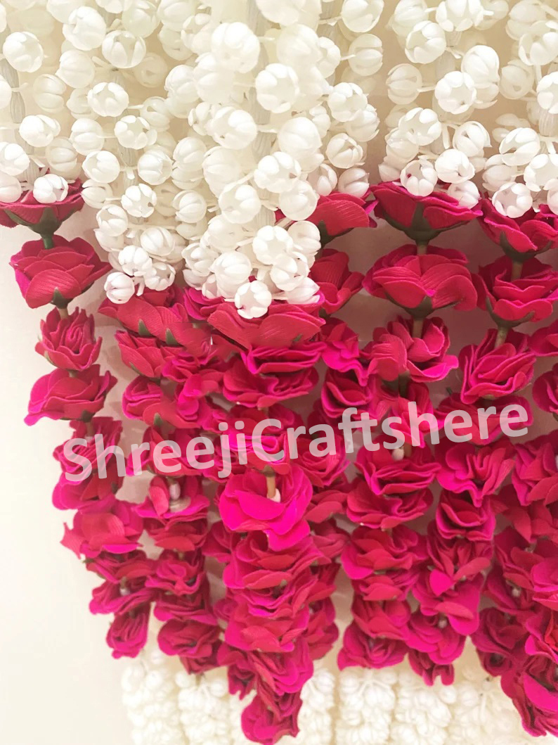 Rose Mogra Strings | 5 Feet' Mogra Decoration | Main Door, Wedding, Diwali, Puja, Home Decor - Image 6