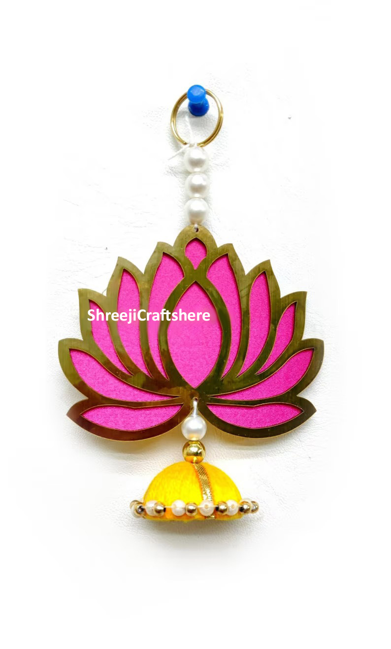 Lotus Wall Hangings for Backdrop | MDF Floral Decor | Handmade Lotus Hanging | Festive & Home Decoration - Image 5