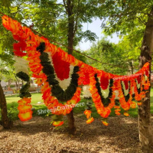 Fabric Daisy Toran Hanging for Door Decoration | Festive Bandhanwar | Traditional Indian Home Decor | Multiple Sizes & Colors