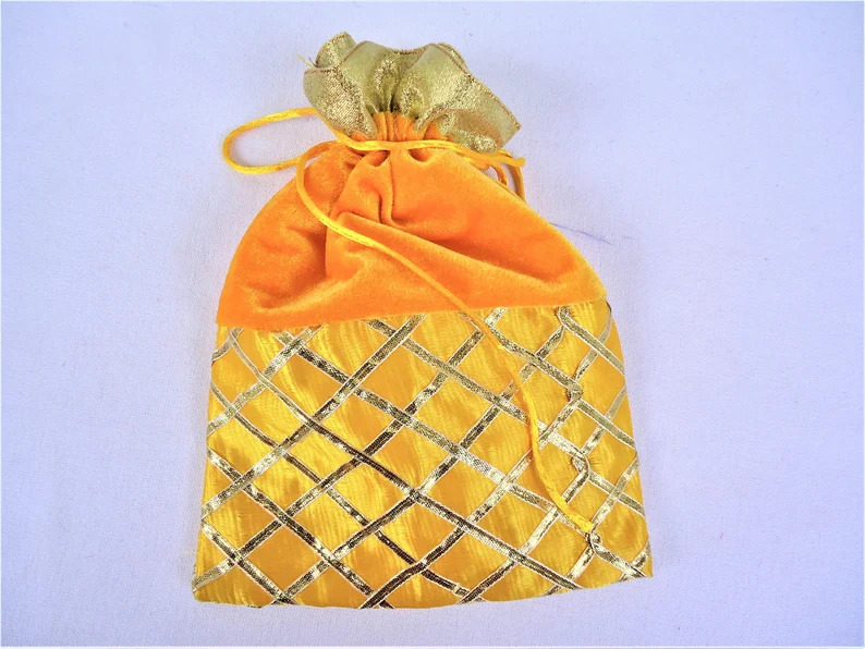 Bulk Potli Bags for Return Gifts | Indian Wedding Favor Bags | Festive Potli Pouches | Bridal Gift Bags - Image 5