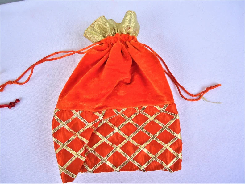 Bulk Potli Bags for Return Gifts | Indian Wedding Favor Bags | Festive Potli Pouches | Bridal Gift Bags - Image 2