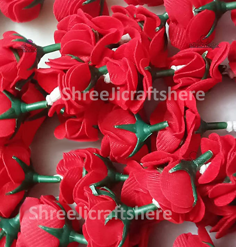 5 Feet' Rose Heavy Strings with bottom Tuberose | Main Door, Wedding, Diwali, Puja, Home Decor - Image 2